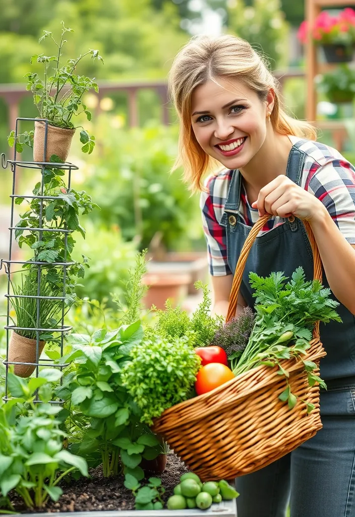 21 Container Gardening Hacks for Beginners That Will Transform Your Space! - 15. Harvest Regularly for Thriving Plants