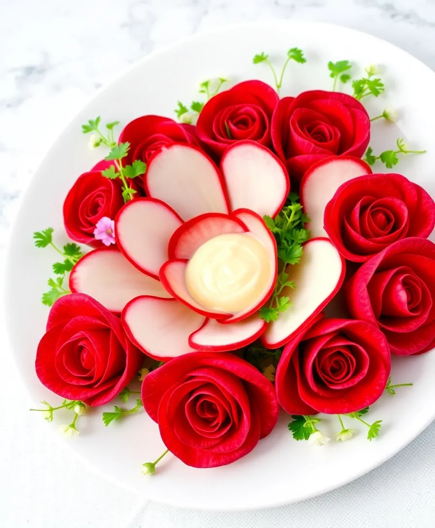 21 Creative Easter Appetizers That Will Wow Your Guests (You Won't Believe #5!) - 13. Radish Roses