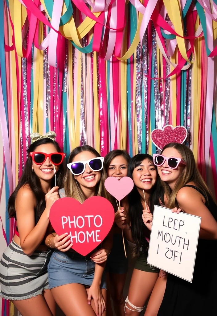 21 Fun Galentine's Party Decor Ideas That Will Make Your Friends Swoon! - 4. DIY Photo Booth