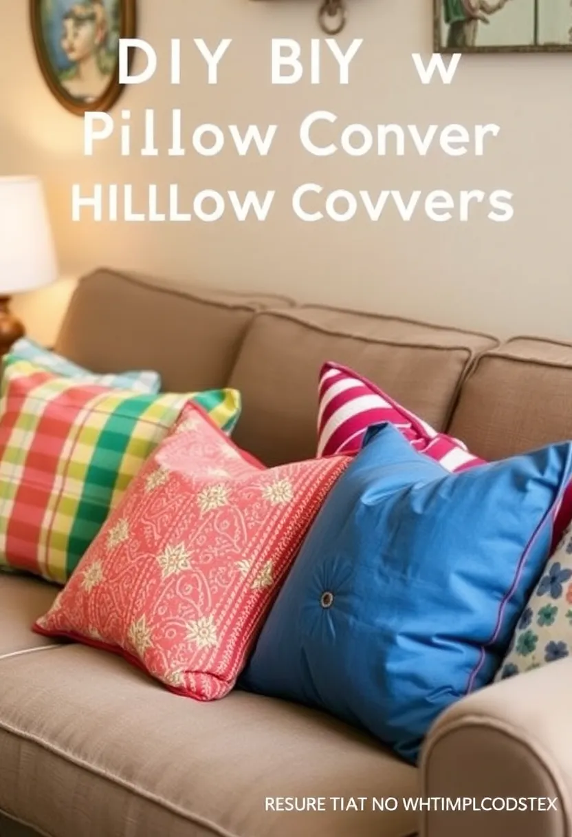 21 Thrift Flip Decor Ideas That Will Transform Your Home on a Budget! - 16. DIY Thrifted Pillow Covers