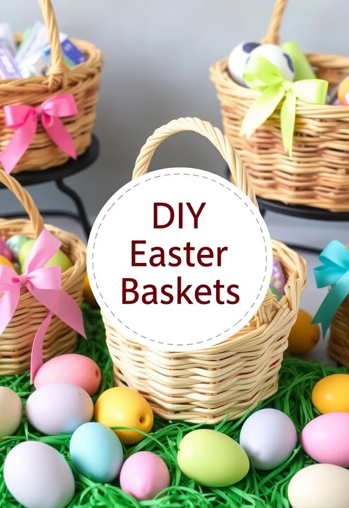 21 DIY Easter Decorations That'll Make Your Home Look Spring-Ready (You Won't Believe #8!) - 15. DIY Easter Baskets