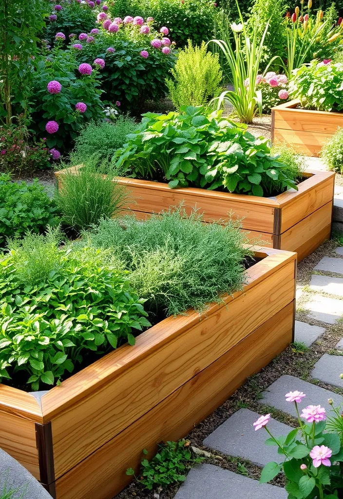 21 Stunning Outdoor Herb Garden Ideas That Will Inspire Your Green Thumb! - 2. Raised Bed Herb Garden