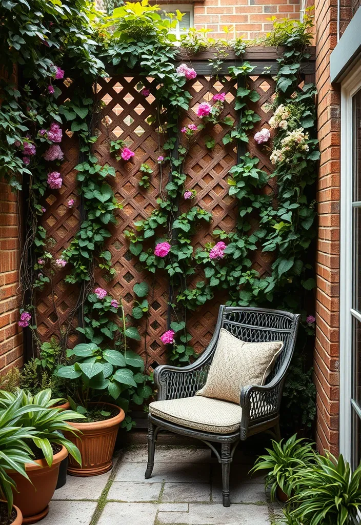 21 Courtyard Garden Ideas That Will Transform Your Small Space into a Lush Paradise! - 15. Privacy Screens: Secluded Comfort