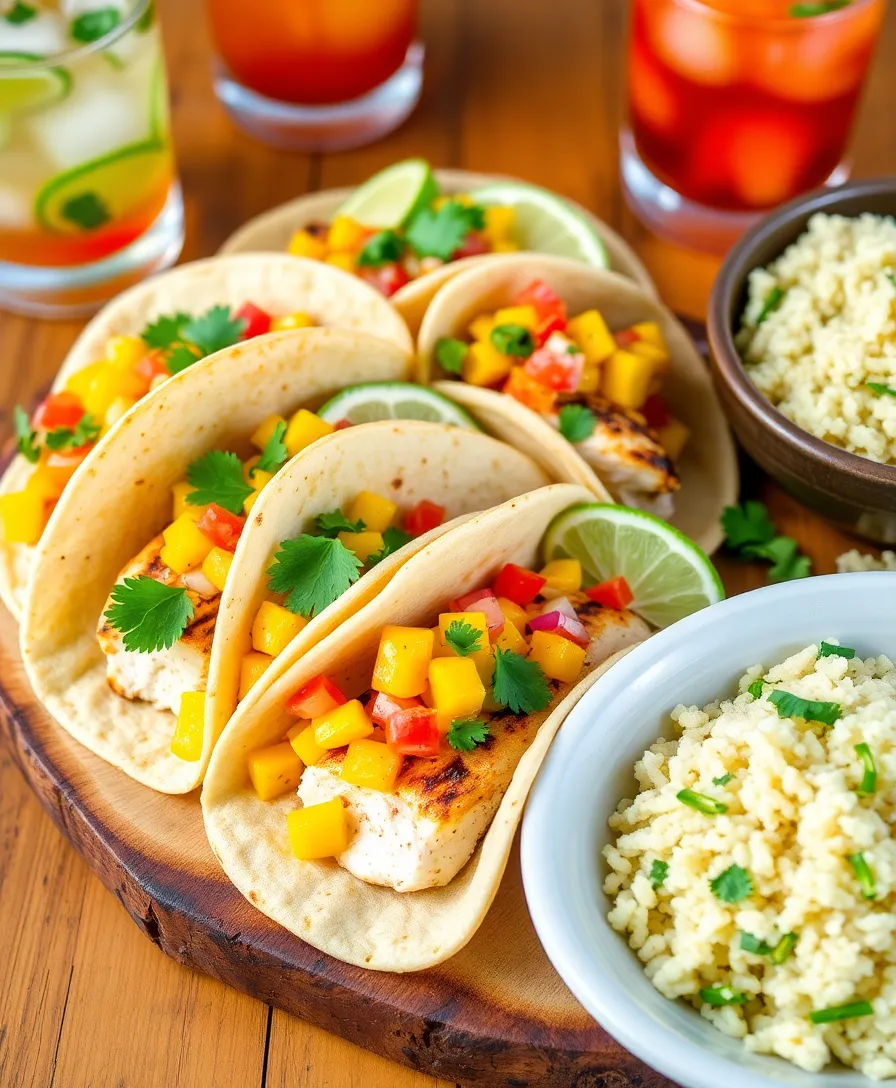 21 Seafood Dish Recipes That Will Make Your Next Dinner Unforgettable! - 11. Fish Tacos with Mango Salsa