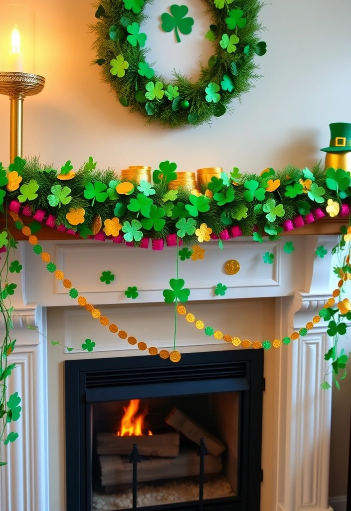 21 Stunning St. Patrick's Day Decorations That Will Transform Your Home into a Lucky Oasis! - 11. St. Patrick's Day Garlands