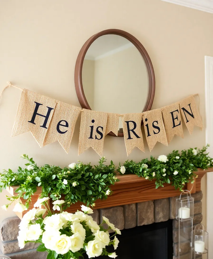 21 Inspiring Christian Easter Aesthetic Ideas That Will Make Your Holiday Truly Meaningful! - 5. DIY Easter Banners