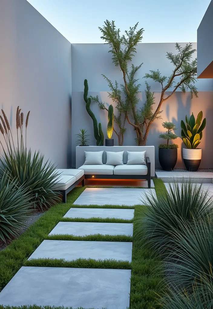 21 Stunning Garden Planning Layouts That'll Transform Your Outdoor Space (You Won't Believe #10!) - 3. The Modern Minimalist Garden